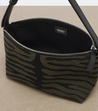 Fendi Vanity Small jacquard shoulder bag