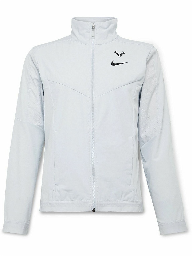 Photo: Nike Tennis - NikeCourt Rafa Perforated Dri-FIT Tennis Jacket - Gray