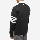 Thom Browne Men's Classic Merino Cardigan in Black