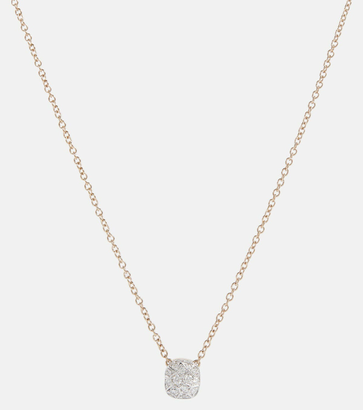 Pomellato - Nudo Solitaire 18kt gold necklace with diamonds