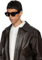 LOEWE Brown Paula's Ibiza Goggle Rectangle Sunglasses