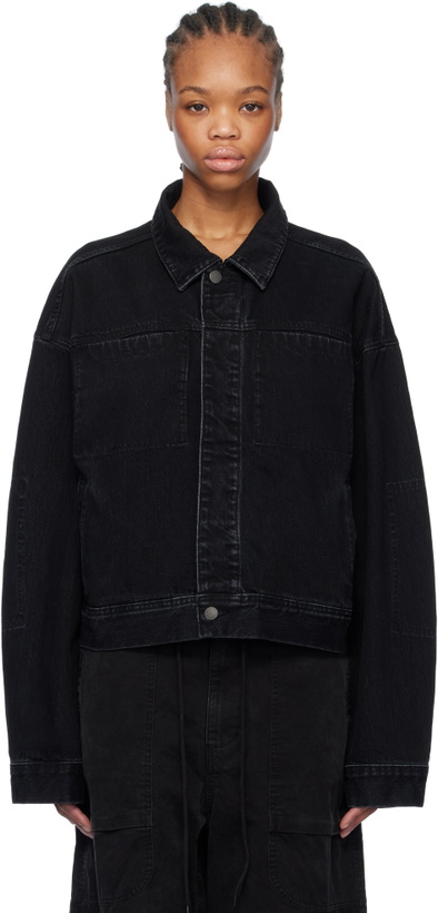 Photo: Entire Studios Black Gem Denim Jacket
