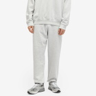 Sporty & Rich Men's Rizzolo Tennis Sweat Pants in Heather Grey/Caribbean