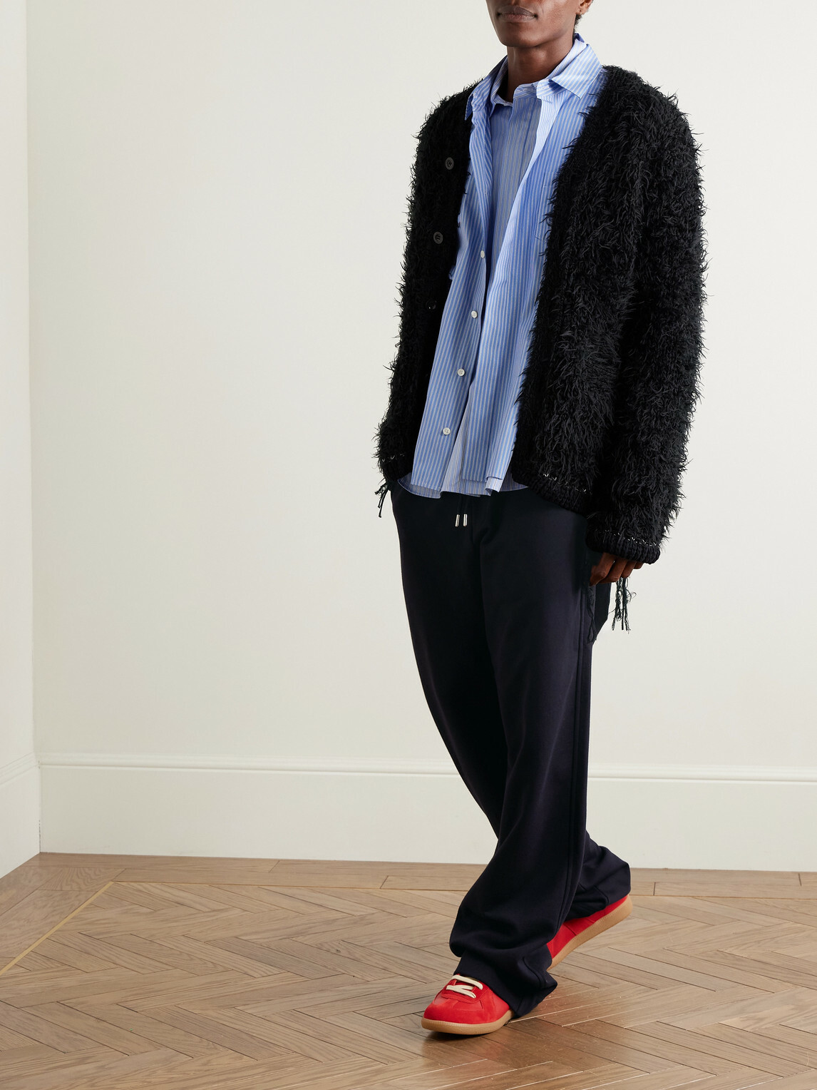 Dries Van Noten - Straight-Leg Cotton-Jersey Sweatpants - Blue