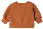 TINYCOTTONS Baby Brown Santorini Birds Sweatshirt