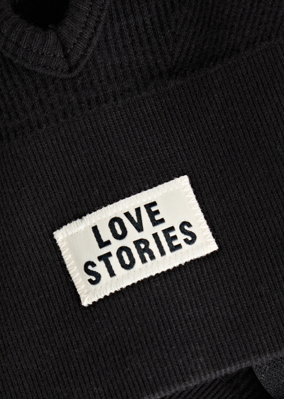 Love Stories Posey Cotton-blend Soft-cup bra Black