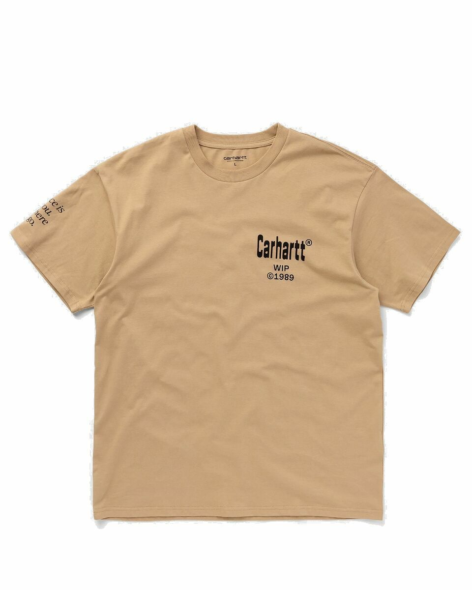 Photo: Carhartt Wip S/S Home Tee Brown - Mens - Shortsleeves