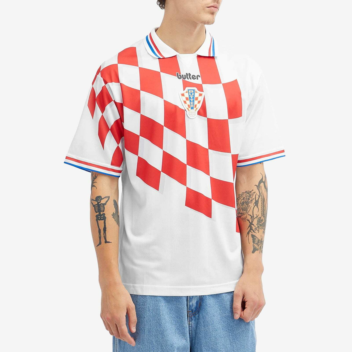 【Butter Goods】バターグッズ Flag Jersey ジャージ 半袖 Flag Jersey – Butter Goods
