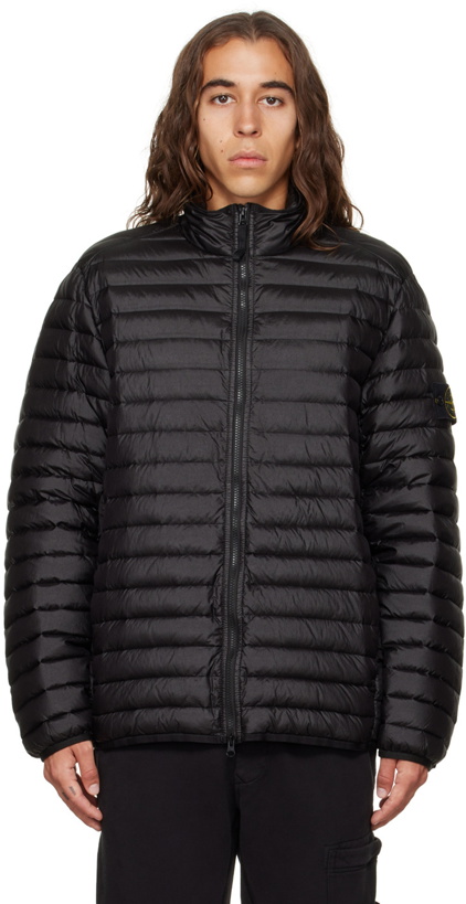 Photo: Stone Island Black Quilted Down Jacket