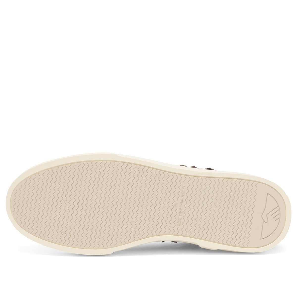 Stepney Workers Club Men's Dellow Woven Suede Sneaker in Dark Brown