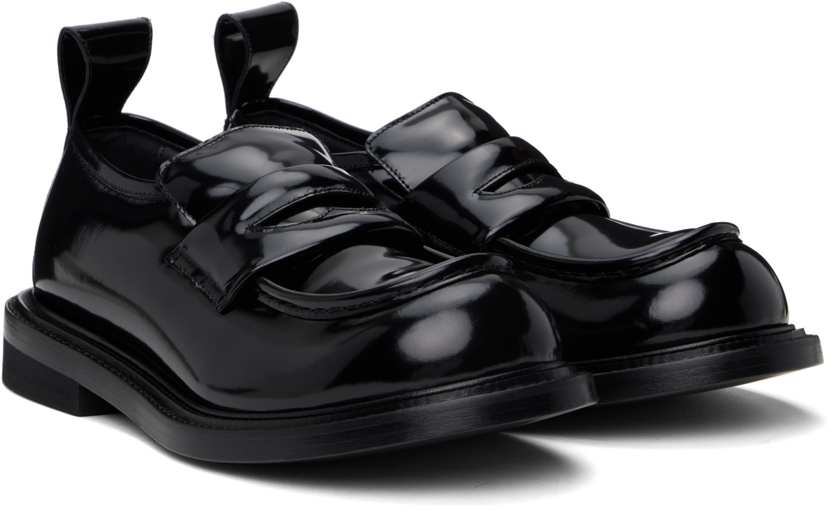 Moschino Black Oliver Loafers