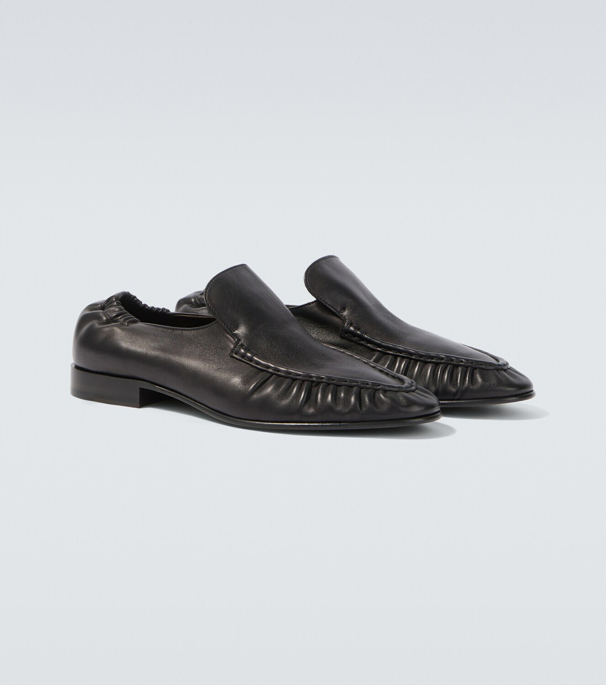 The Row Soft Two leather loafers