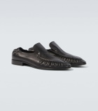 The Row Soft Two leather loafers