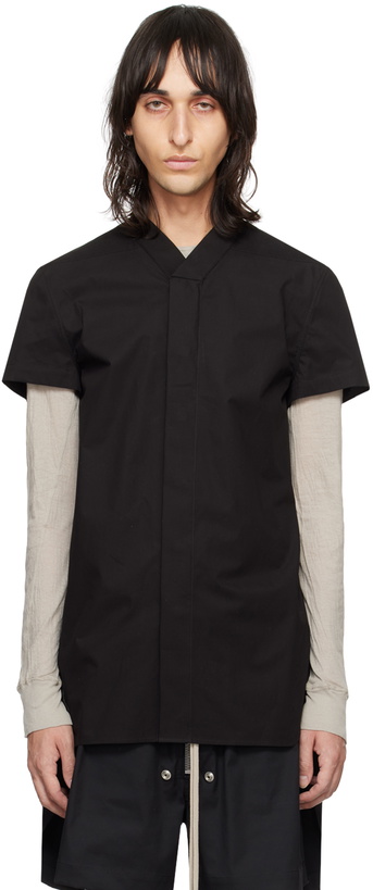 Photo: Rick Owens Black Golf Shirt