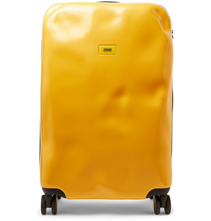 Photo: Crash Baggage - Icon Medium Polycarbonate Suitcase - Yellow
