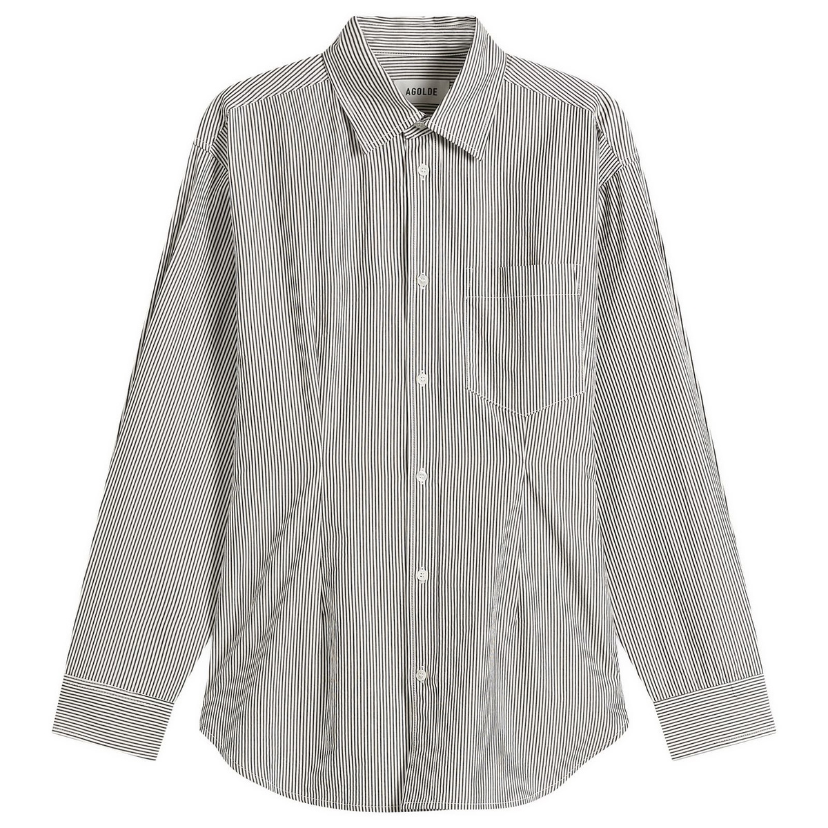 Agolde Women's Cinch Shirt in Windley Stripe