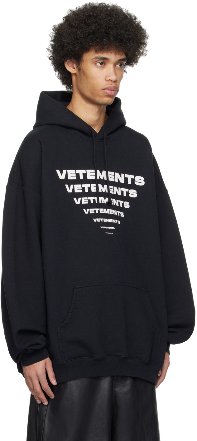 VETEMENTS Black Pyramid Hoodie