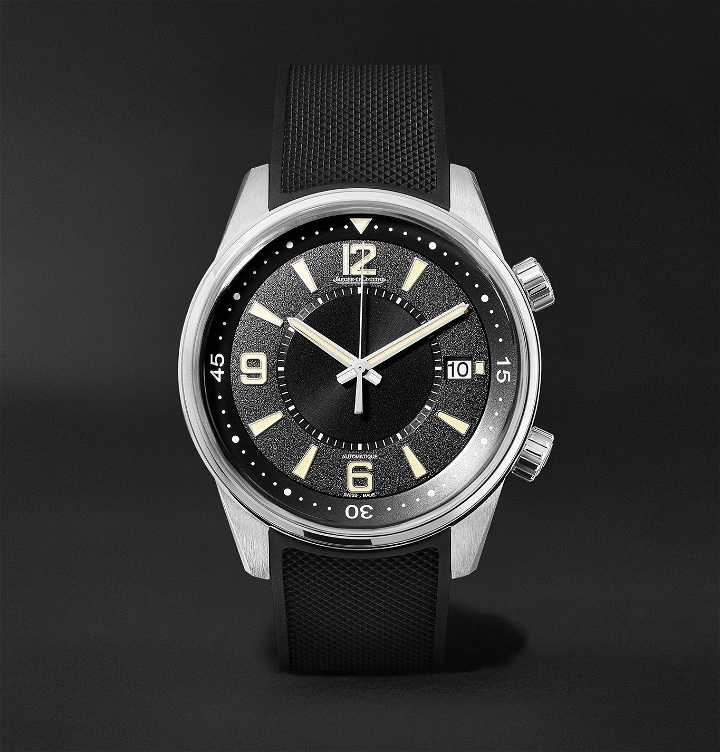 Photo: JAEGER-LECOULTRE - Polaris Date 42mm Stainless Steel and Rubber Watch, Ref. No. Q9068670 - Black