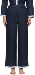 Sleeper Navy Garrick Trousers