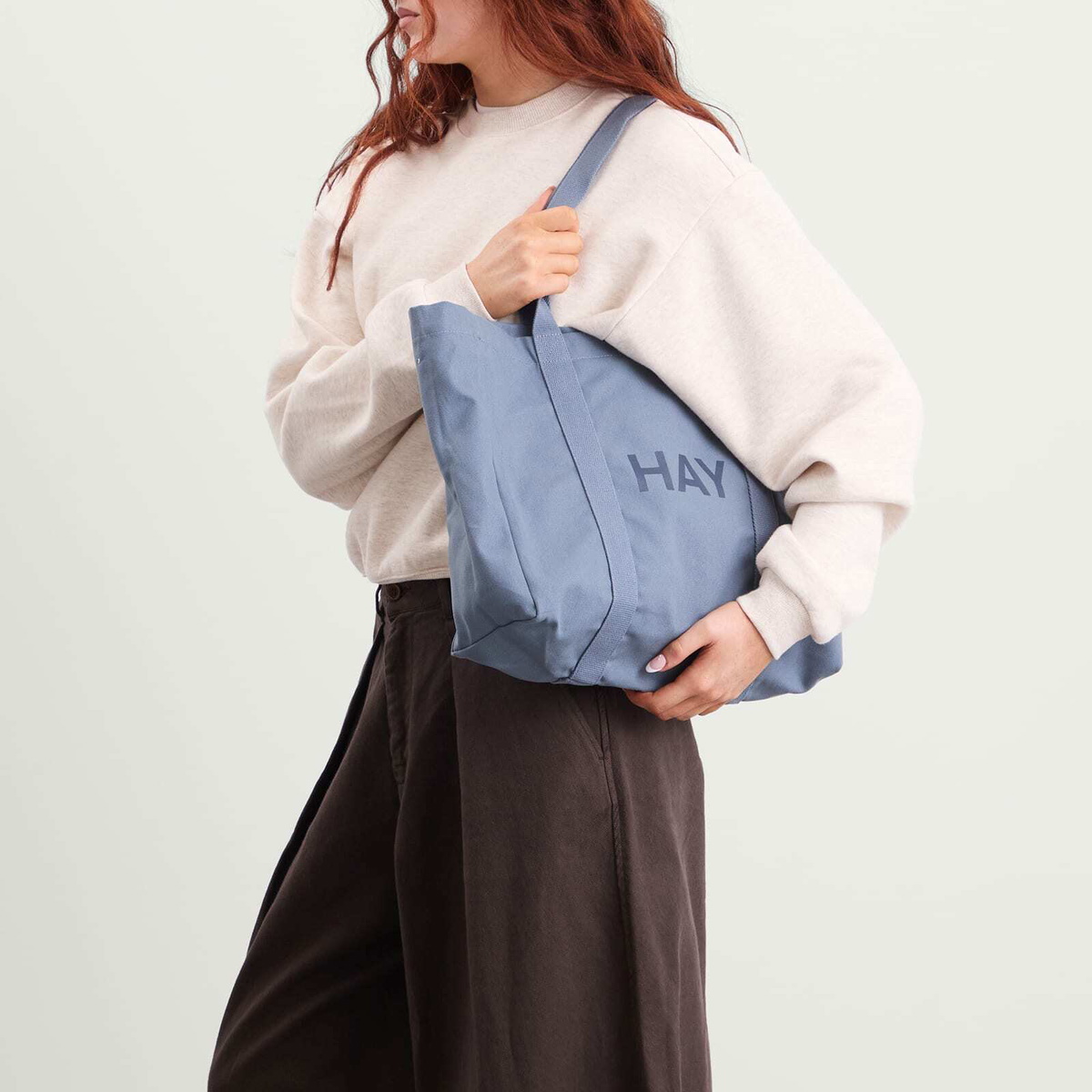 HAY Shopper Bag in Steel Blue 