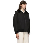 Yves Salomon - Army Reversible Black Shearling Bomber Jacket