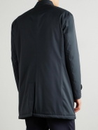 Kiton - Shell Coat - Blue