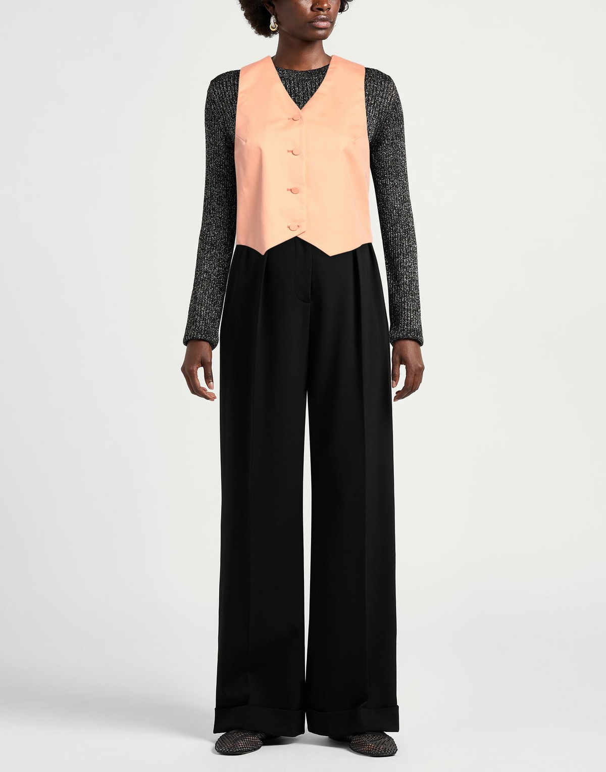 The Andamane Womens Tailored Vest Apricot