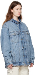Martine Rose Blue Tommy Jeans Edition Insulated Denim Jacket