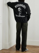 Wacko Maria - 56 Tattoo Studio Printed Cotton-Jersey Sweatshirt - Black