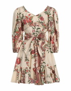 Jijil Womens Mini dress in Beige