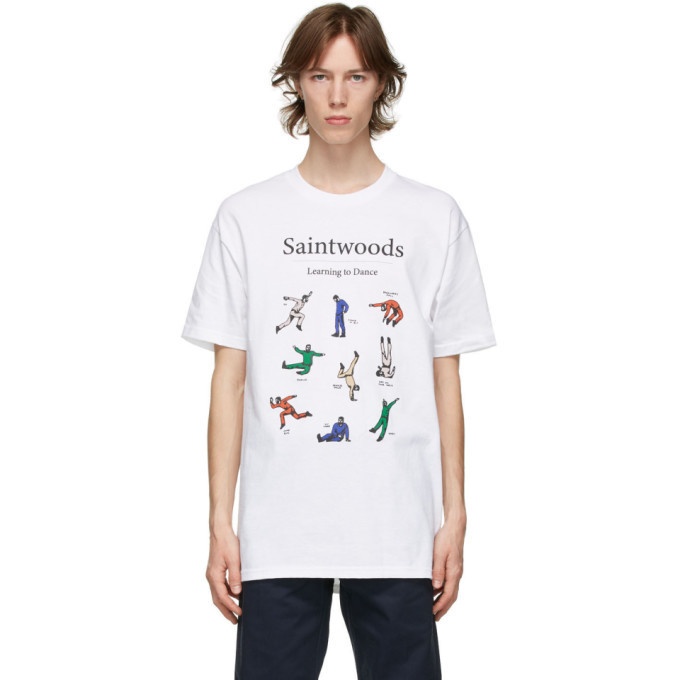 Photo: Saintwoods White Learning To Dance T-Shirt
