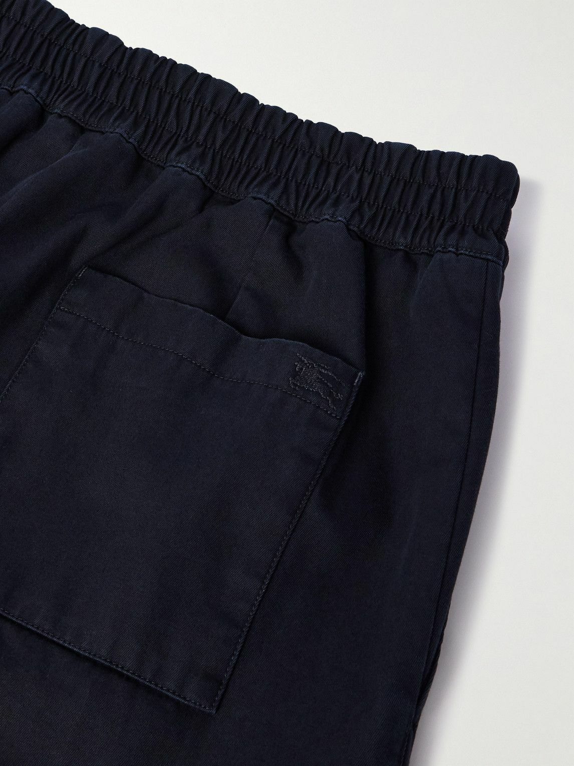Burberry - Straight-Leg Cotton-Twill Trousers - Blue