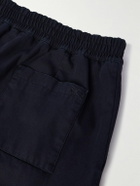 Burberry - Straight-Leg Cotton-Twill Trousers - Blue