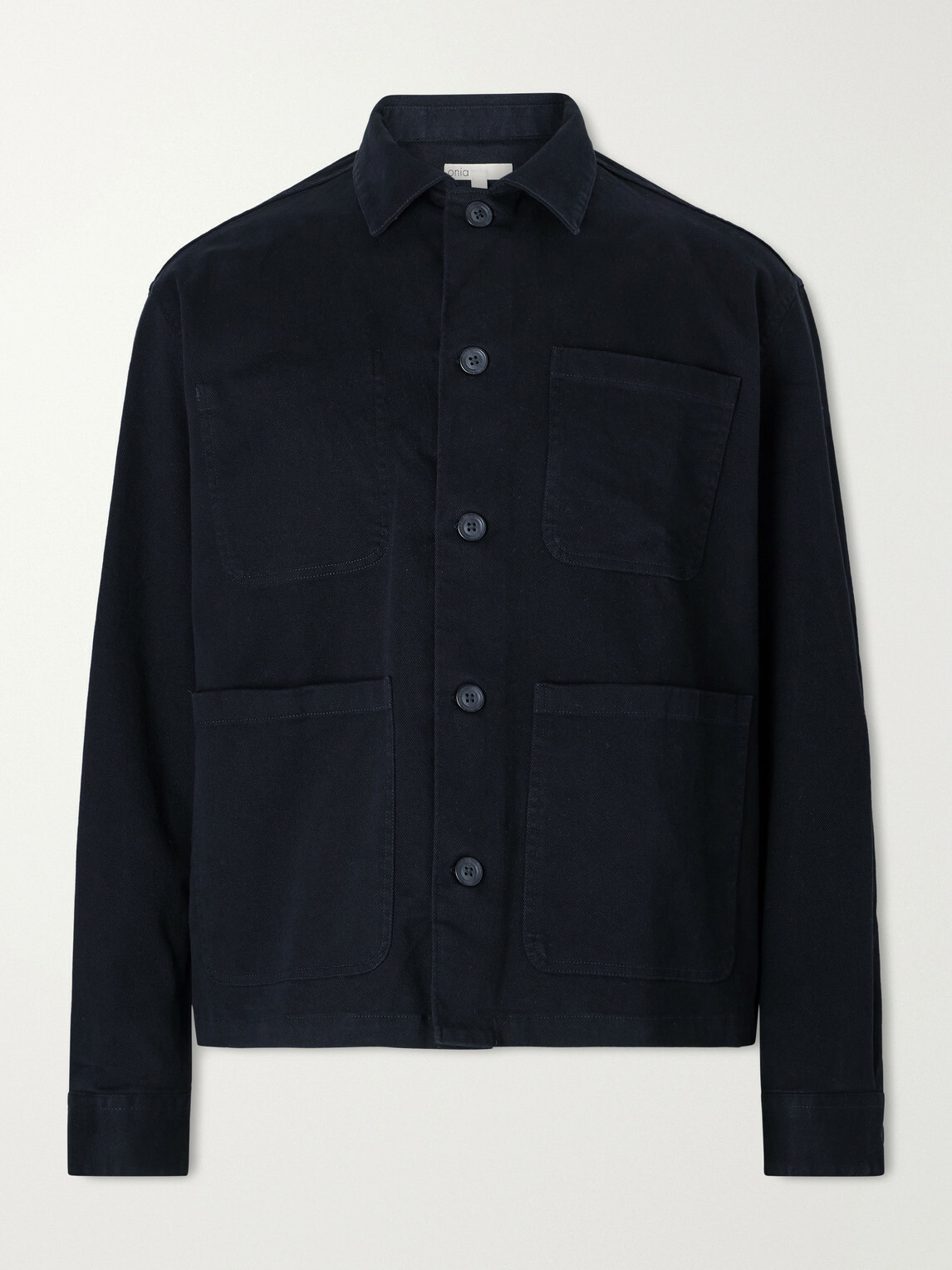 Onia - Cotton-Blend Twill Chore Jacket - Black