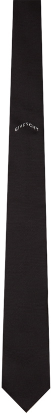 Photo: Givenchy Black Logo Tie