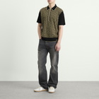 AMIRI Men's Ma Quad Zip Polo in Black