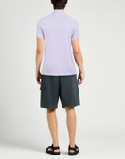 Isaia Mens Polo shirt Lilac