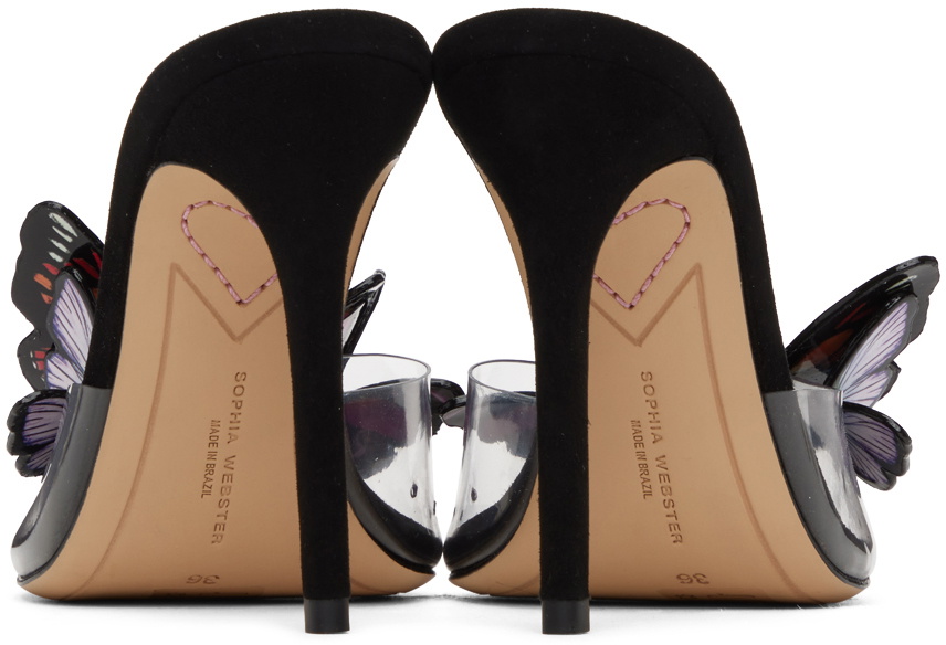 Sophia Webster Black Vanessa Mules