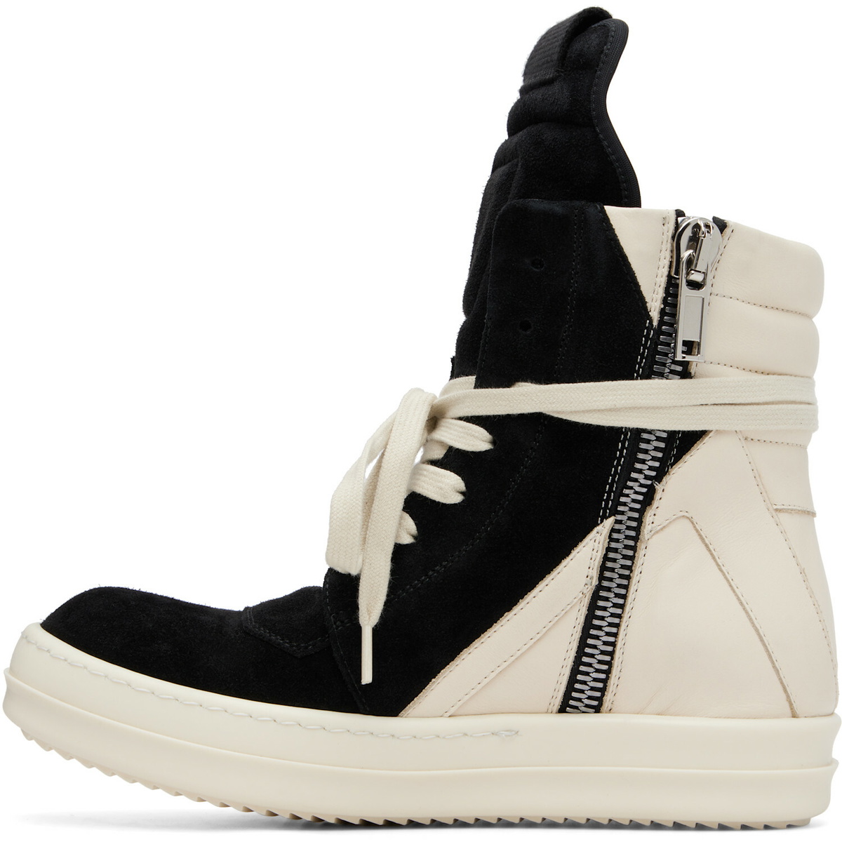 Rick Owens Black Tower Geobasket Sneakers