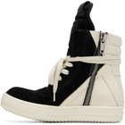 Rick Owens Black Tower Geobasket Sneakers