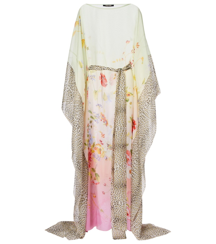 Photo: Roberto Cavalli Printed silk kaftan