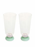 Maison Balzac Clear Déco Cocktail Glasses Set