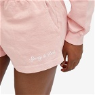 Sporty & Rich Women's Syracuse Disco Shorts in Rose