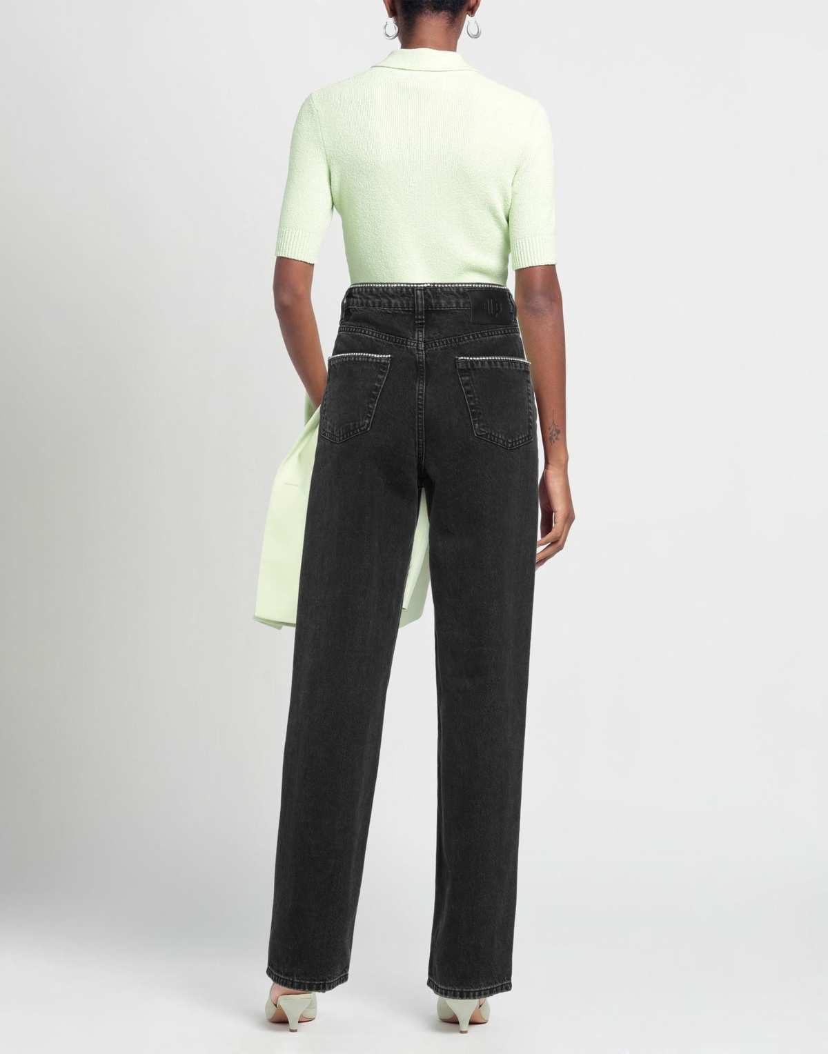 Maje Womens Jeans in Black