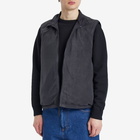 Pop Trading Company Men's Reversible Safari Vest in Anthracite
