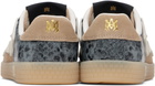 AMIRI Gray & Brown Snake Pacific Bones Sneakers