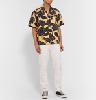 Jacquemus - Jean Camp-Collar Printed Linen and Cotton-Blend Shirt - Yellow