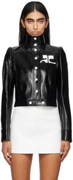 Courrèges Black Reedition Jacket