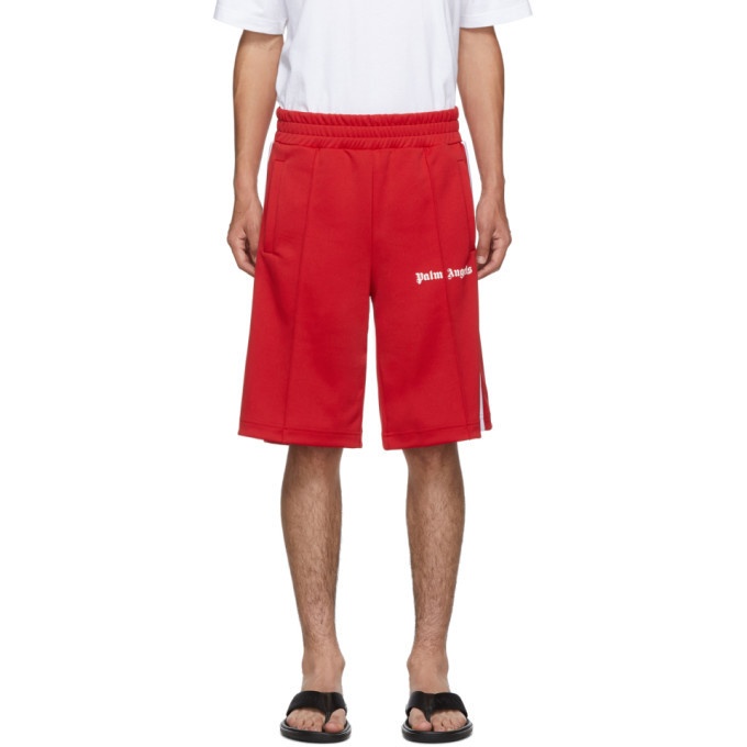 Photo: Palm Angels Red Track Shorts