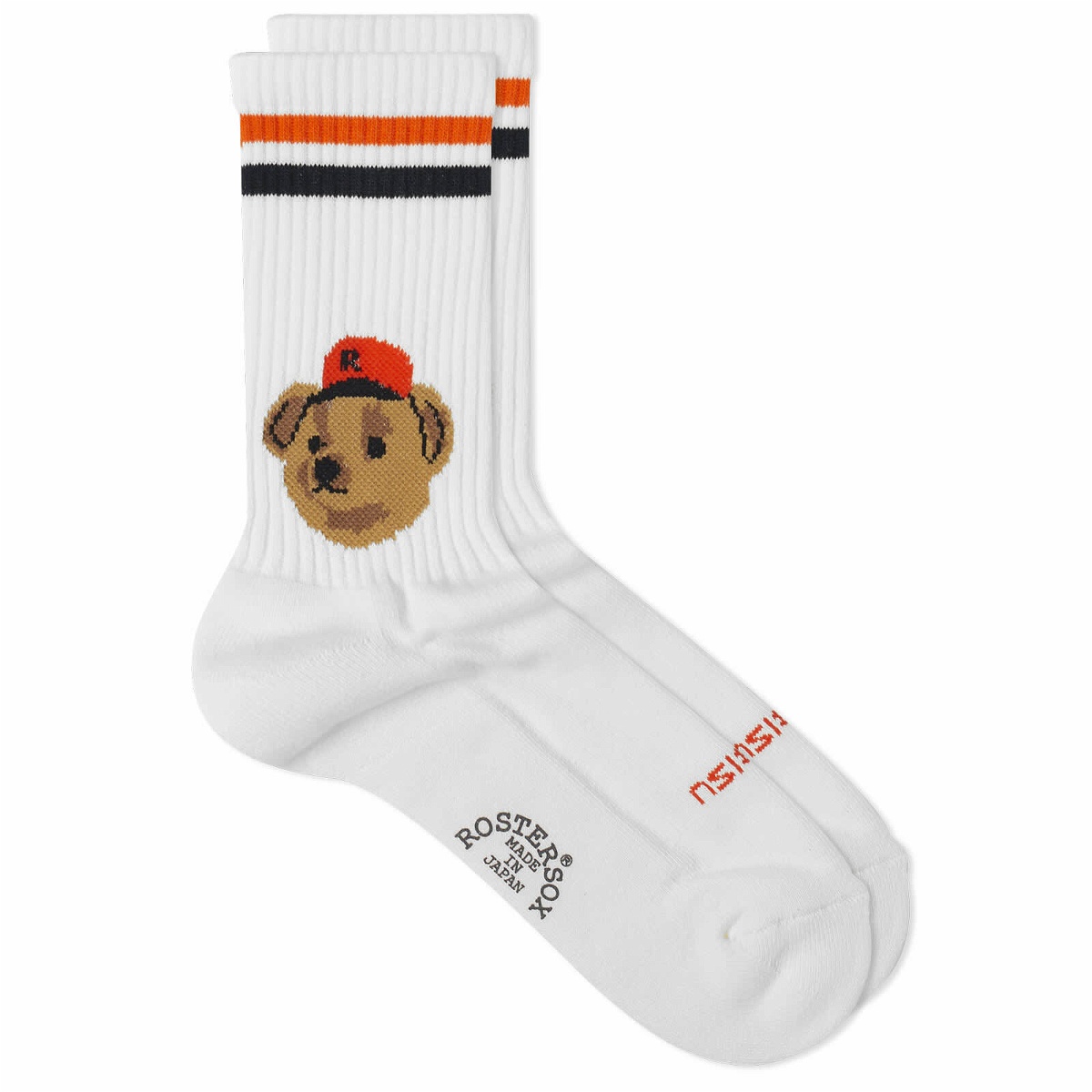 Photo: Rostersox Team Bear Socks in Orange